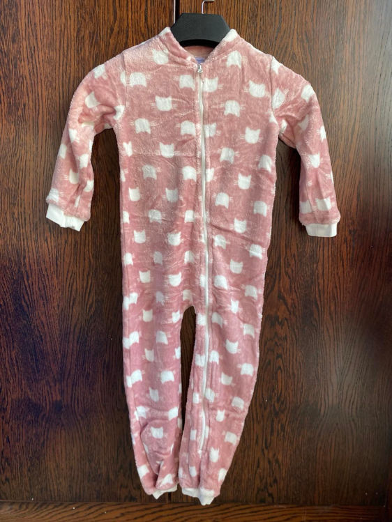 Picture of G0007P  FLEECY-SOFT MATERIAL PYJAMA /ONESIE/ALL IN ONE 1-4 Y